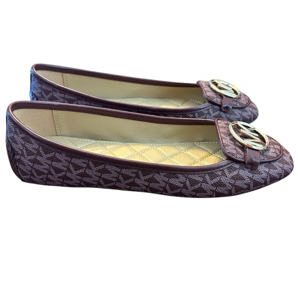 Michael kors Merlot Lillie Mac flats size NEW SIZE 7.5 - Picture 5 of 10